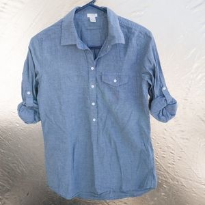 J. Crew Chambray Tunic in size SP, gently used